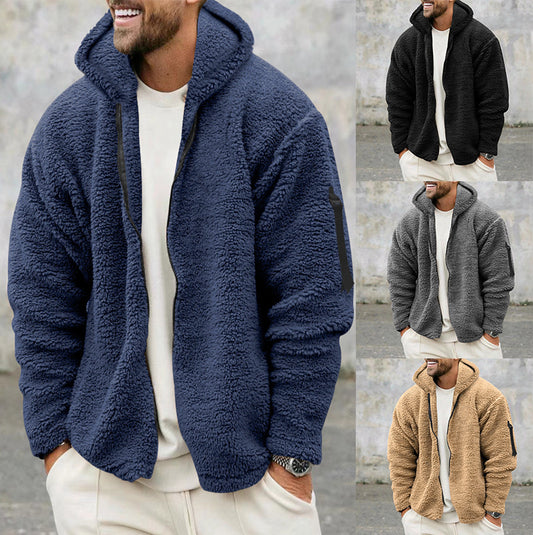 Fleece-Herrenjacke