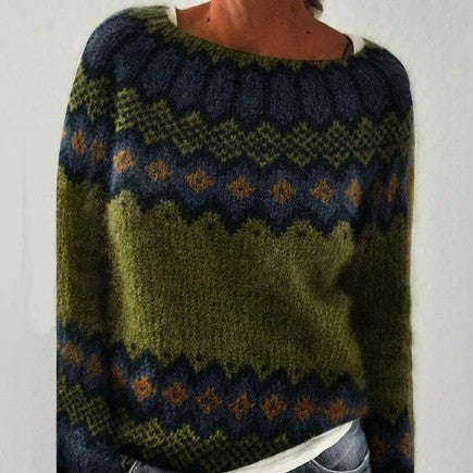 Norwegischer Strickpullover