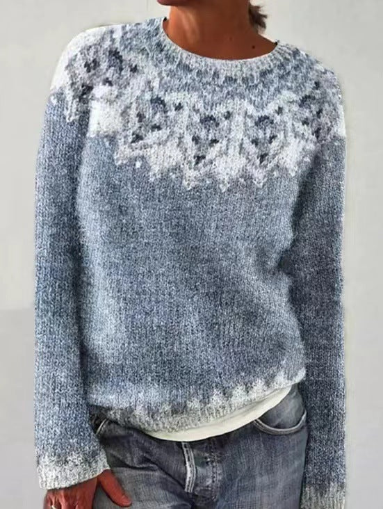 Norwegischer Strickpullover