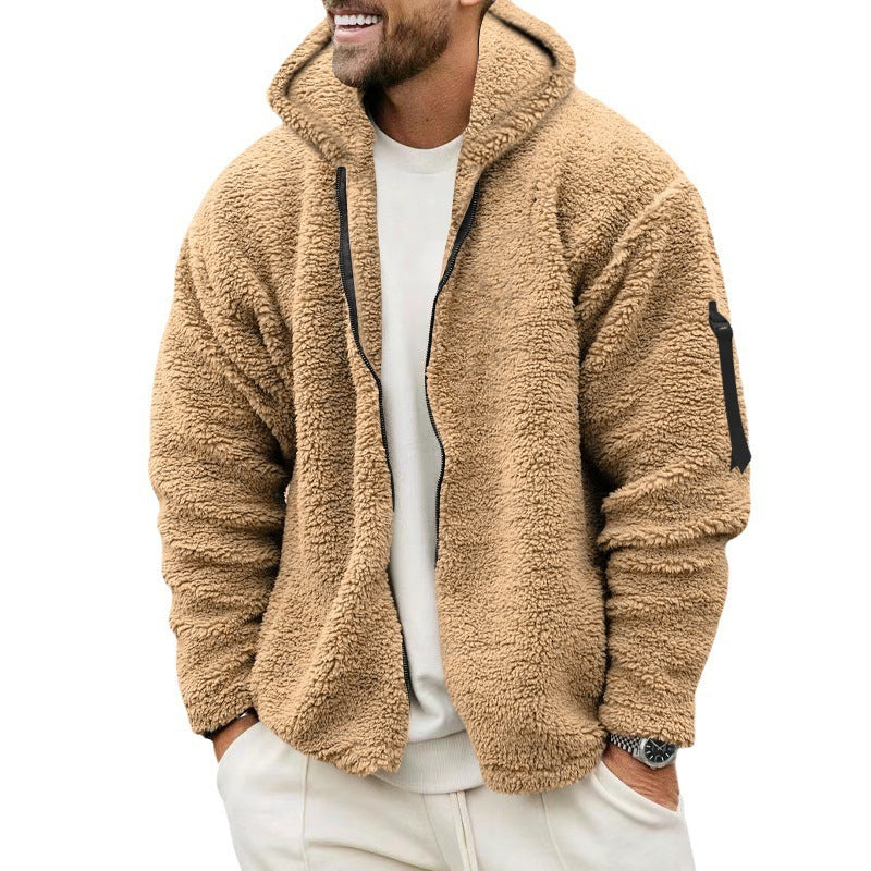 Fleece-Herrenjacke