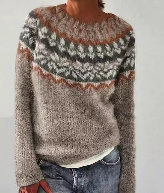 Norwegischer Strickpullover