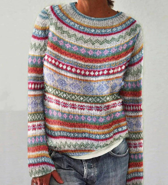 Norwegischer Strickpullover