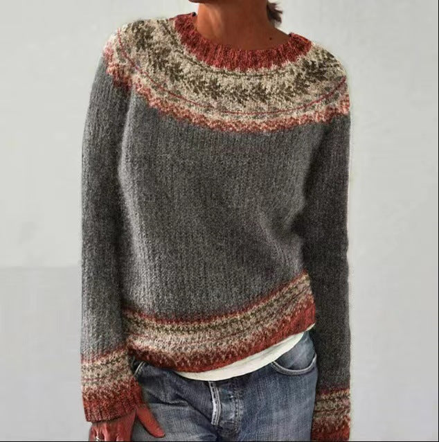 Norwegischer Strickpullover